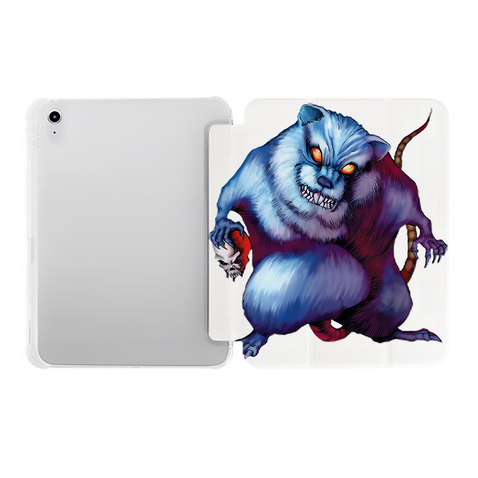 （画像用） 遊☆戯☆王 Yu-Gi-Oh! IPad ケース ペン収納付き 三つ折りスタンド PUレザー×シリコン 対応機種9.5/10.5/10.9インチ